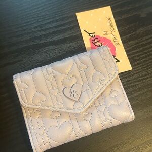 Betsey Johnson lilac wallet
